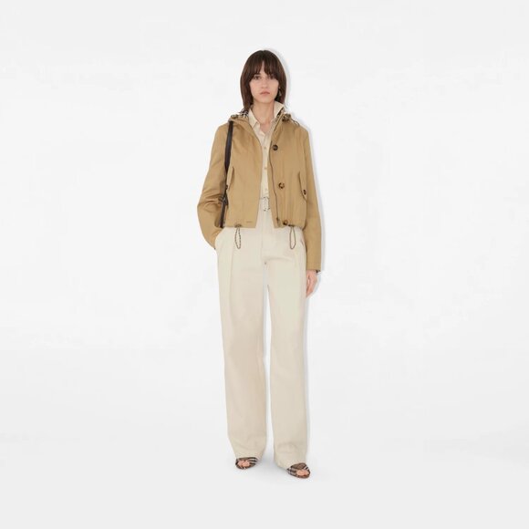 Burberry Zip Cropped Jacket - Picture 1 of 10